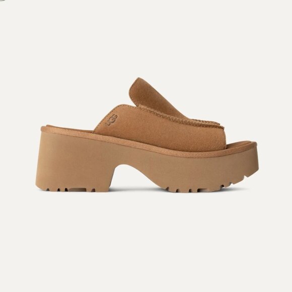 Women's New Heights Slide in chestnut - Picture 1 of 6